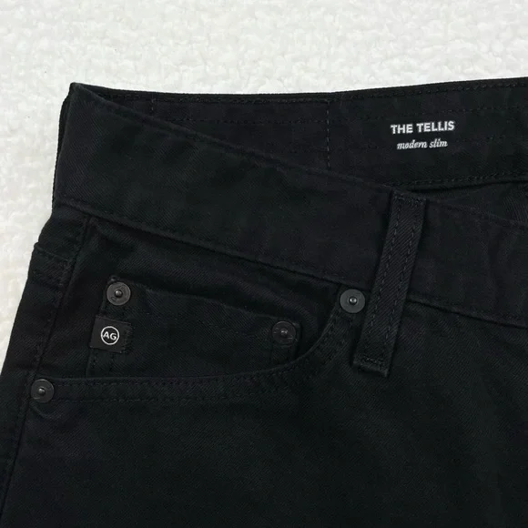 AG • The Tellis Black Modern Slim Jeans